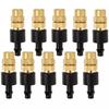 50Pcs Misting Nozzles Adjustable Brass Spray Nozzle Garden Hose Sprinkler Head Irrigation Drippers for Gardening Watering