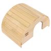 Hamster Wooden House Bite Resistance Arched Guinea Pig Wood Hideout for Hamster Dwarf Hamster Golden Bear