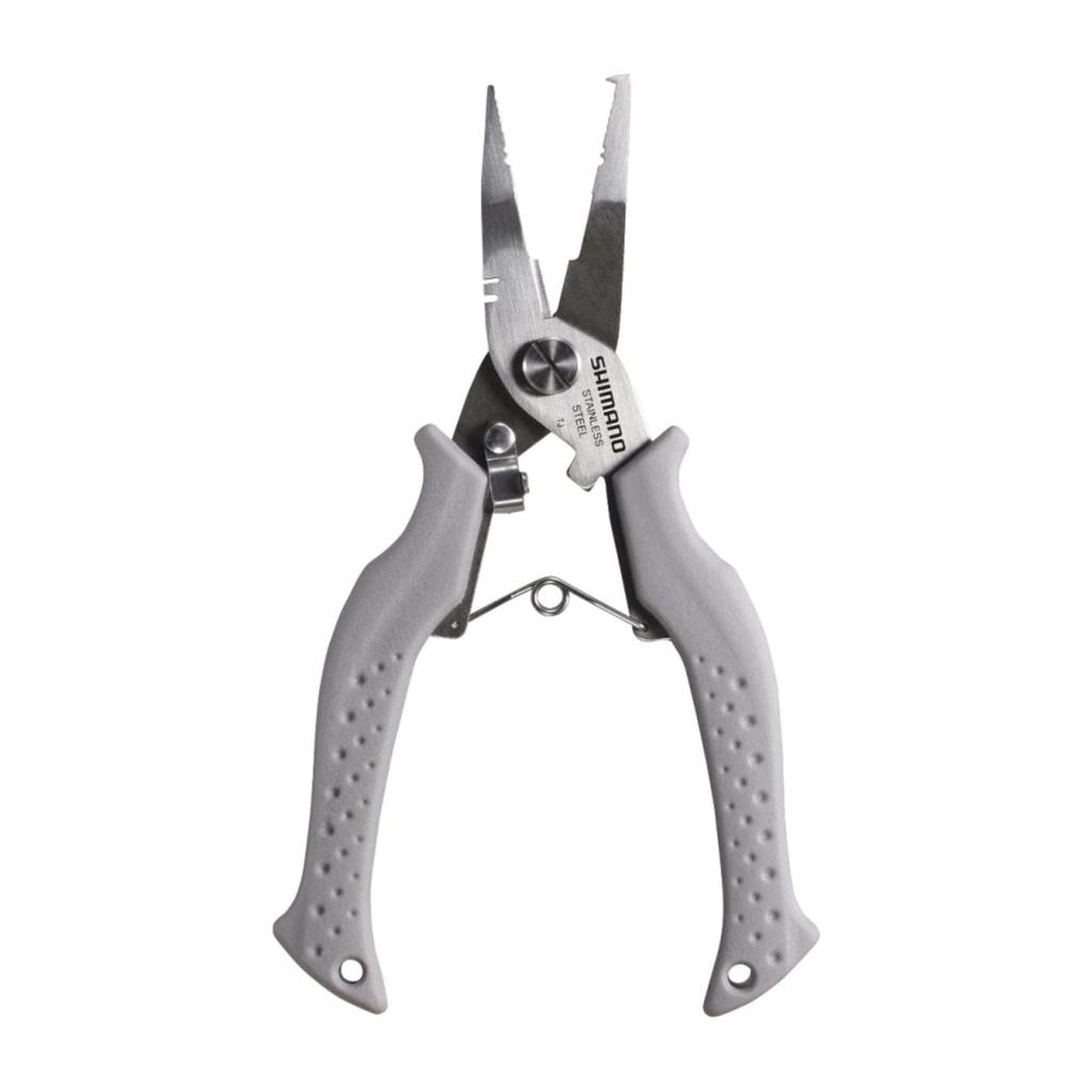 Shimano AD Pliers RH Fishing Scissor Knife, Light Gray, CT-542P