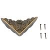 12pcs Solid Construction Metal Corner Protectors Decorative Corner Protectors  For Cabinet