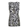Women's Summer Leopard/Zebra Print Raglan Sleeveless Basic-T Shirt Tops Tank