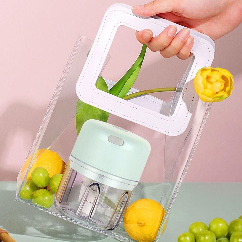 Household Electric Food Chopper 100/250ml Garlic Masher Machine  Kitchen Cooking Accessories