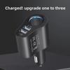 Multifunktionales Autoladegerät: 3-in-1 Zigarettenanzünder-Adapter