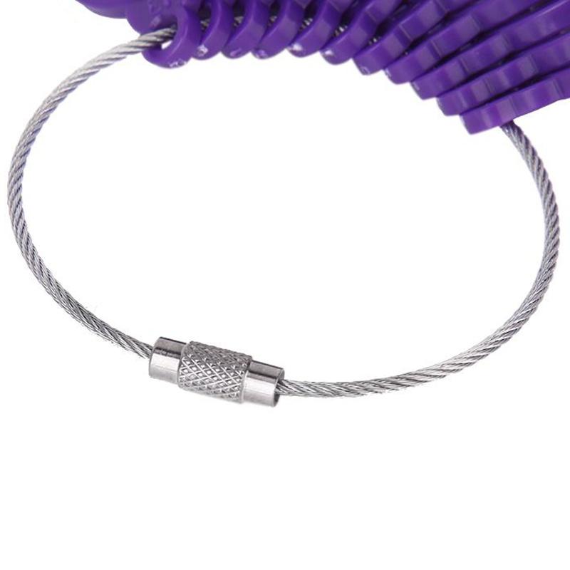 Kunststoff US Finger Messring 3-13 Set Schmuckwerkzeuge