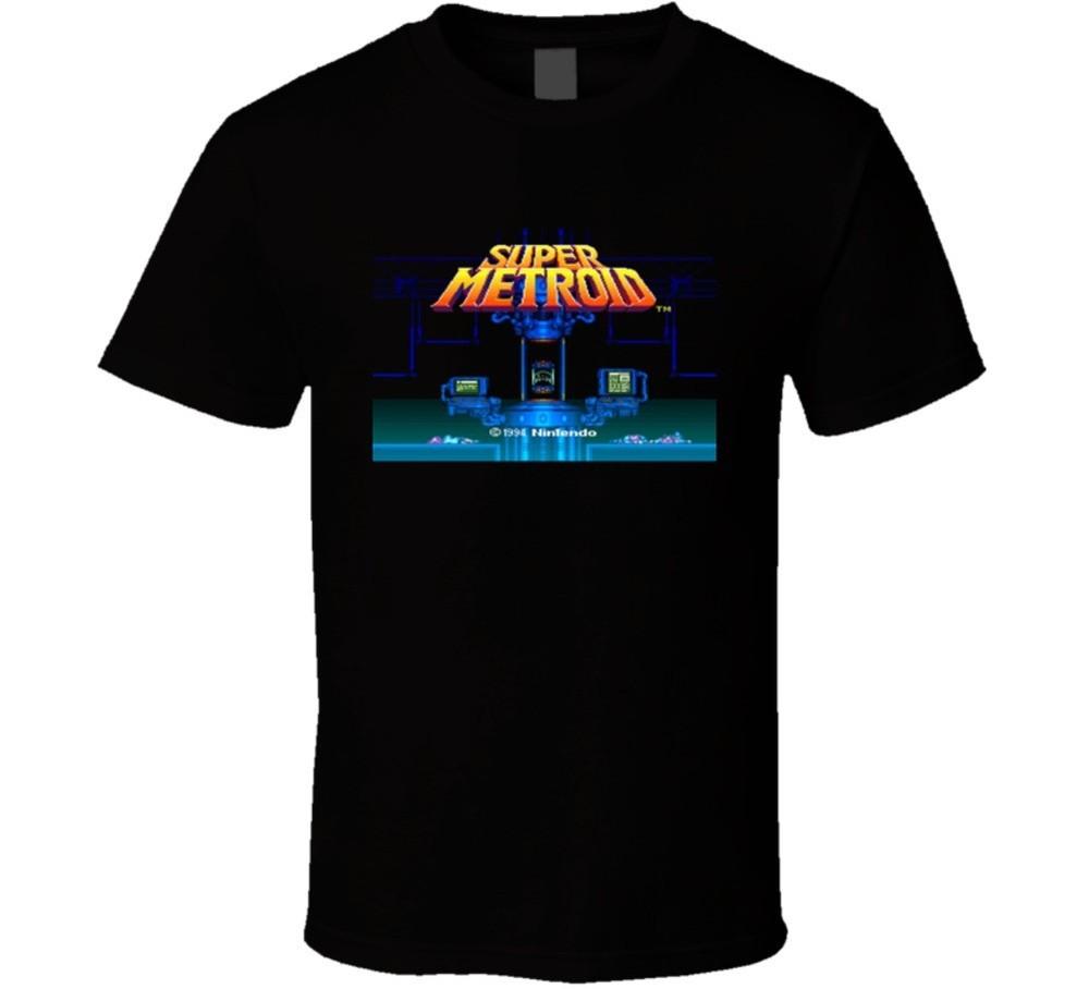 Super Metroid Game Intro Snes Retro Videogame T-shirt Unisex T-shirt