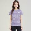 Li-Ning Fashionable Casual Versatile Short Sleeve Breathable Comfortable T-Shirt Women Tops Purple ATSW580-2