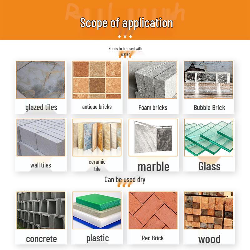 Hex Shank Triangle Drill Bit for Tile - Carbide Threaded Cross Twist for Hole Drilling