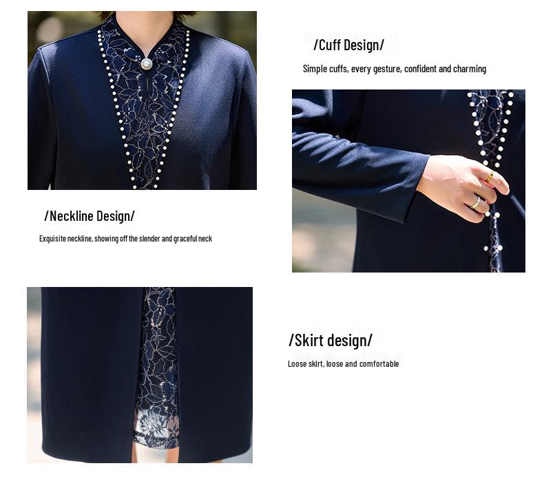 Fashionable Long Skirt for Mother of the Bride - Elegant Wedding Banquet Dress