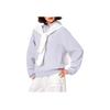 Li Ning Sports Lifestyle Series Hooded Loose Pullover Sweatshirt Women Sweatshirt Sea-Salt-Purple AWDU596-1
