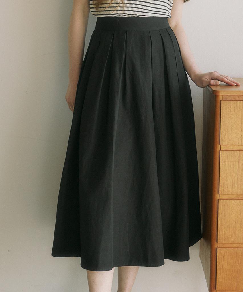 Our Hope Jane Flare Skirt - Black