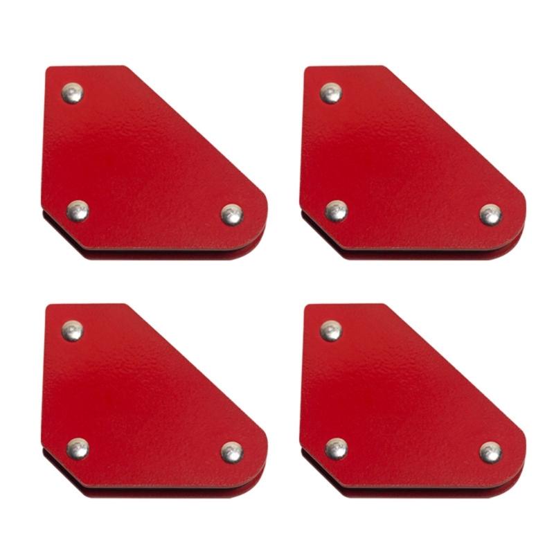 

4Pcs Welding Magnet Holder Set Multiple Angles Magnetic Welding Clamps set for Secure Positioning at 45/90/135 Degrees 1