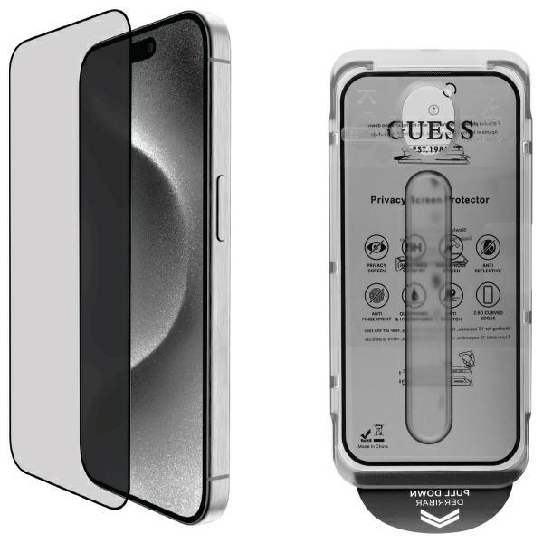 Guess Gutgp16Lbokgcip Iphone 16 Pro 6.3 Screen Protector Privacy 2.5D Outline - Ochrona Wyświetlacza Prywatyzująca