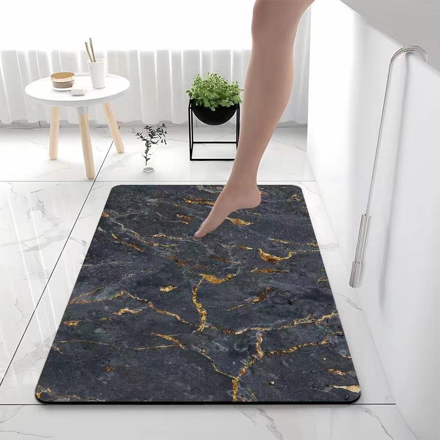Bathroom Absorbent Floor Mat Toilet Door Mat Household Door Mat