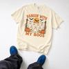 Hangin' With My Boos Shirt, Cute Ghost Pumpkin Halloween Tee, Funny Spooky Season Graphic Top, Oversized Washed Comfort Colors, Spooky Gift