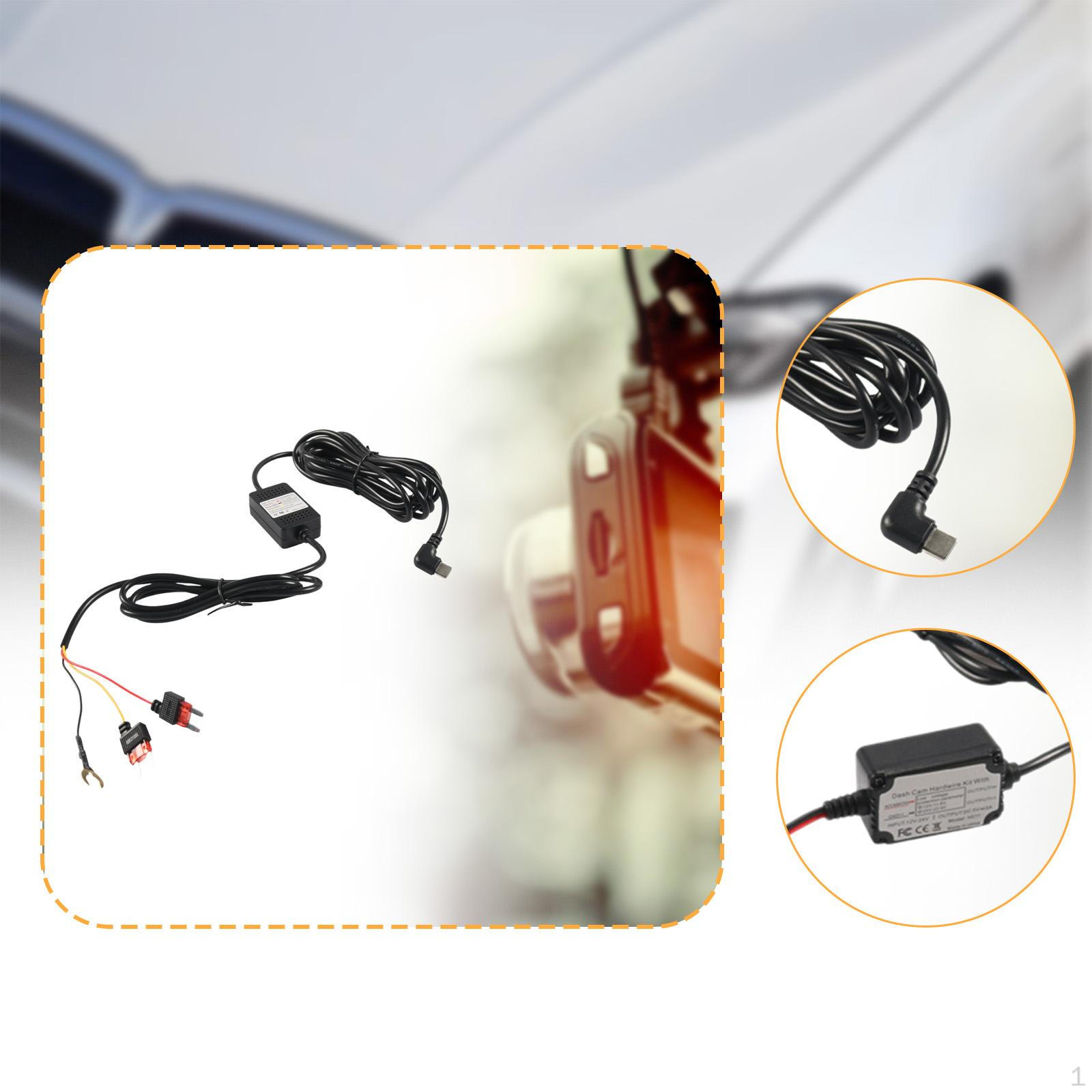 

Комплект проводов для видеорегистратора, комплект кабелей для понижающего режима видеорегистратора 3A, режим парковки типа C для пикапа бездорожья Style C