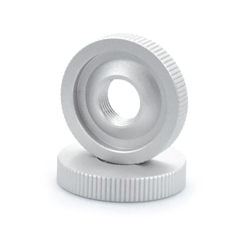 Precised Machined Aluminum Fixing Nut Tape Recorder Accessories Featuring Enhances Detail and Five Color Optional серебряный