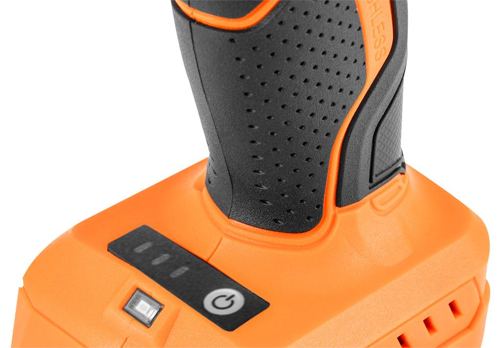 18V, 850Nm, ½” Brushless Impact Wrench, Energy+, Without Battery