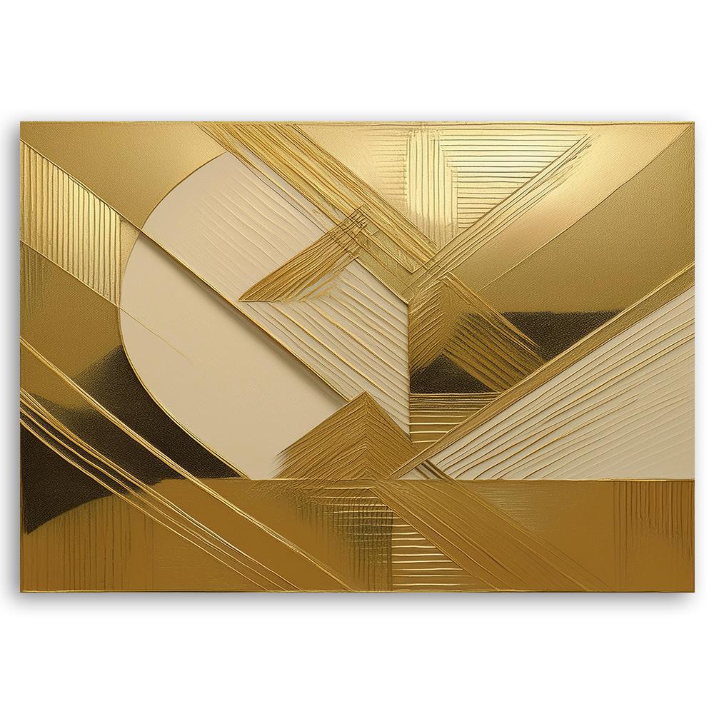 Canvas Print, Gold Glamour Abstraction