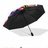 Parapluie à Ouverture/Fermeture Automatique Imprimé Chanteur, Parapluie Pliable Portable, pour les Trajets Extérieurs, les Voyages de Camping, Cadeau d'Anniversaire Idéal