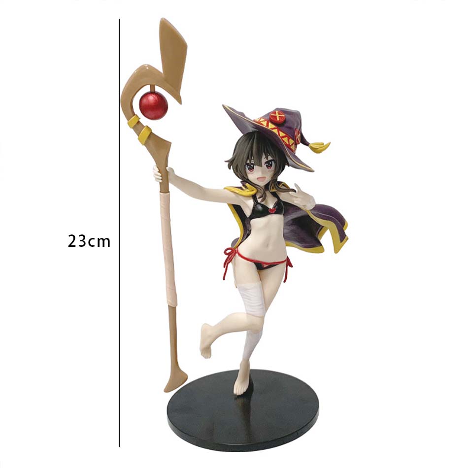 KonoSuba: Gods zegen voor deze prachtige wereld! Megumin de Grote Magiër Zwempak Mooi Meisje Figuur Model Ornament Prijs