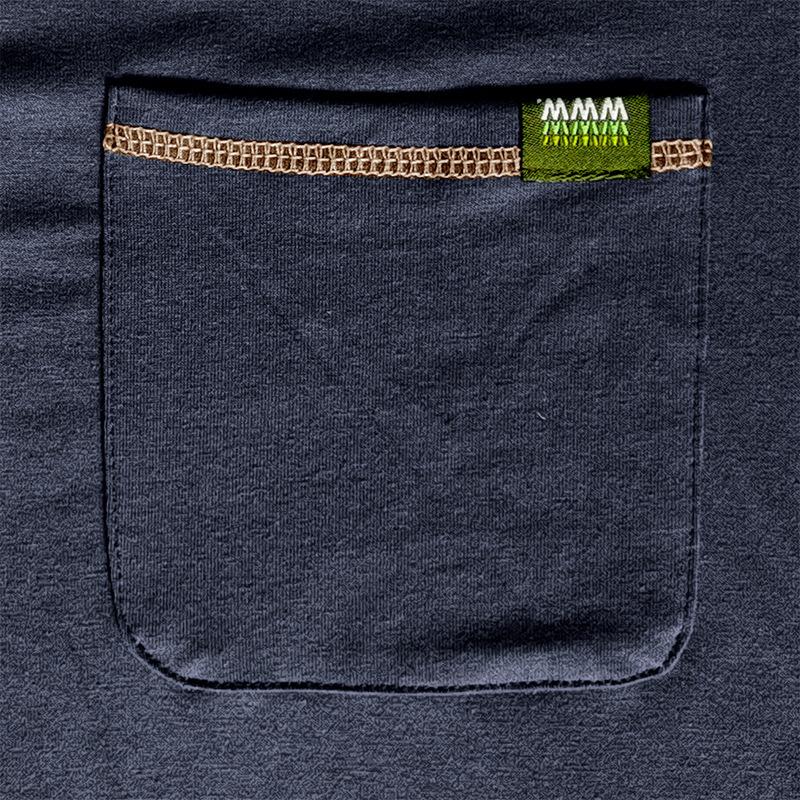 European and American Style Men's Henry Shirt Long Sleeve T-shirt Spring Autumn Color-block Knitted Button Top