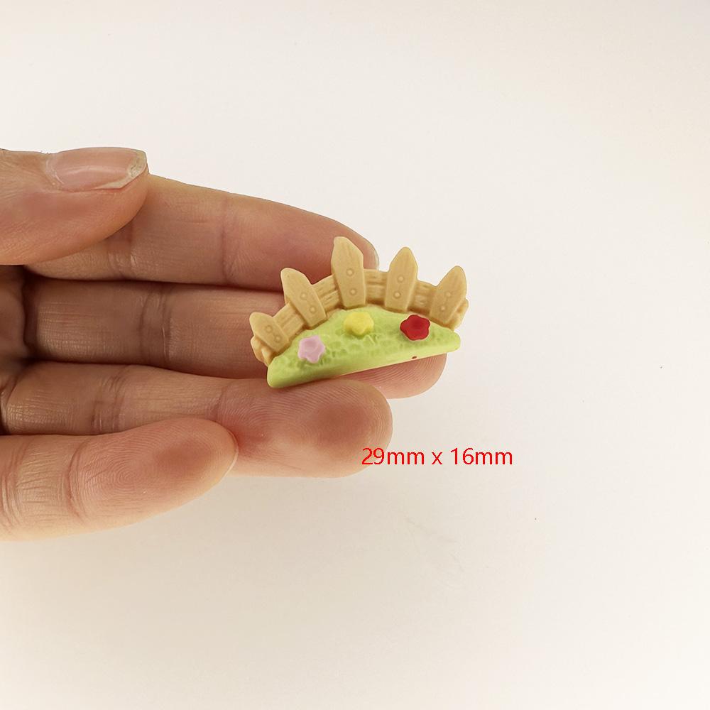 Lovey Cartoon Forest Farm Rural Animal Life Flatback Resin Cabochons Kids Doll House Elf Props