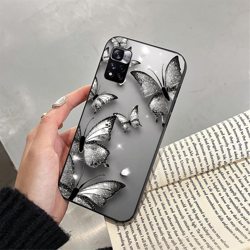 

Pink Butterfly Carcasa Funda Phone Case For Xiaomi Redmi note 14 Pro 14 13 12 11 10 Pro 14S 12S 11S Redmi 14C 13C 10 Redmi Note 10 Pro 4G