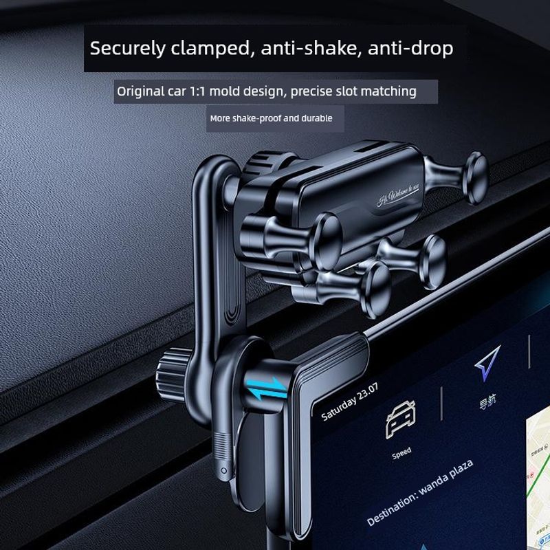Mobile Phone Car Mount for Vehicle Interior, Horizontal and Vertical Air Vent Clip, Dedicated Car Navigation Hook-Style Holder, 2023 New Model