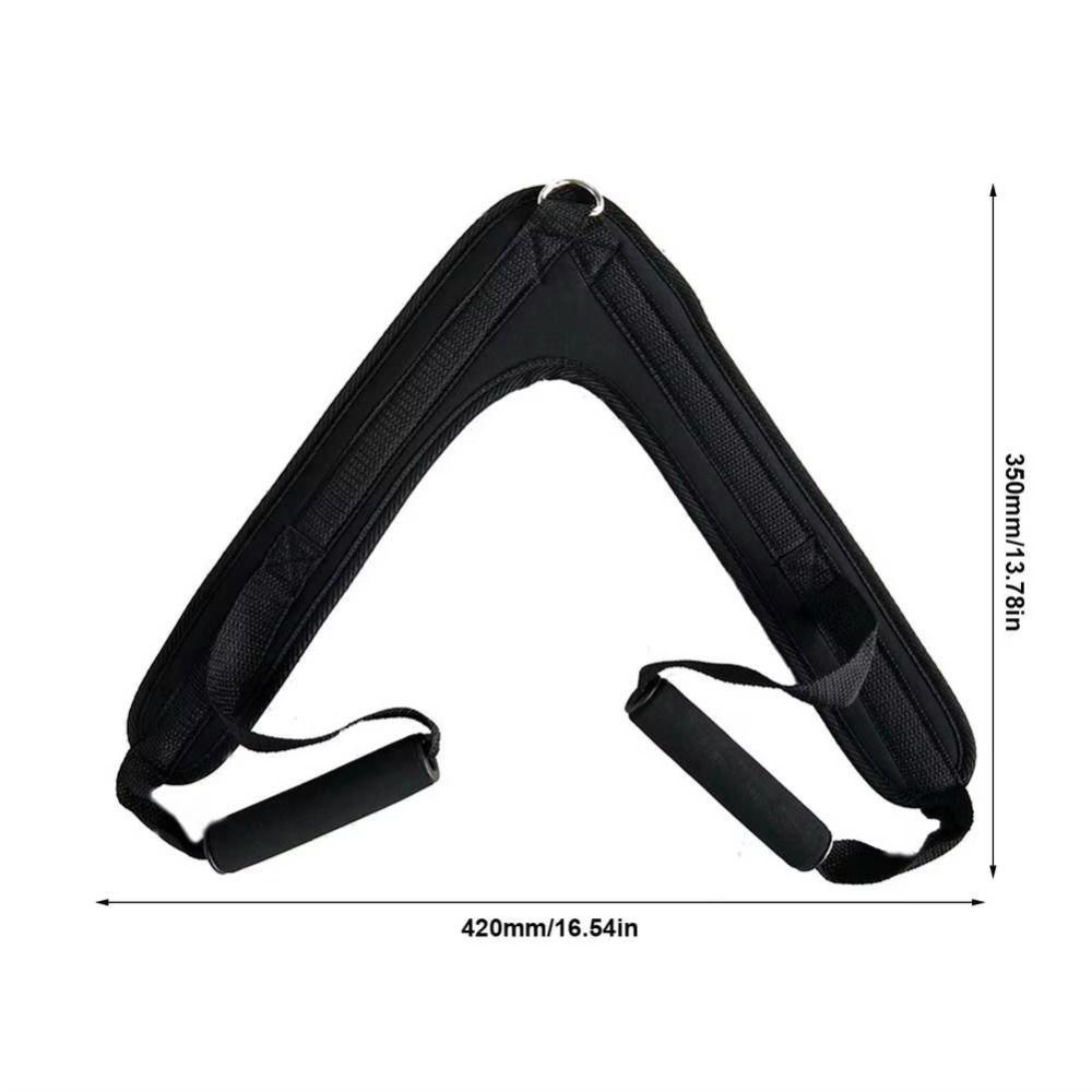 Nylon Fitness Abdominal Crunch Straps V-Shaped Fitness Abdominal Belt  Gym Equipment