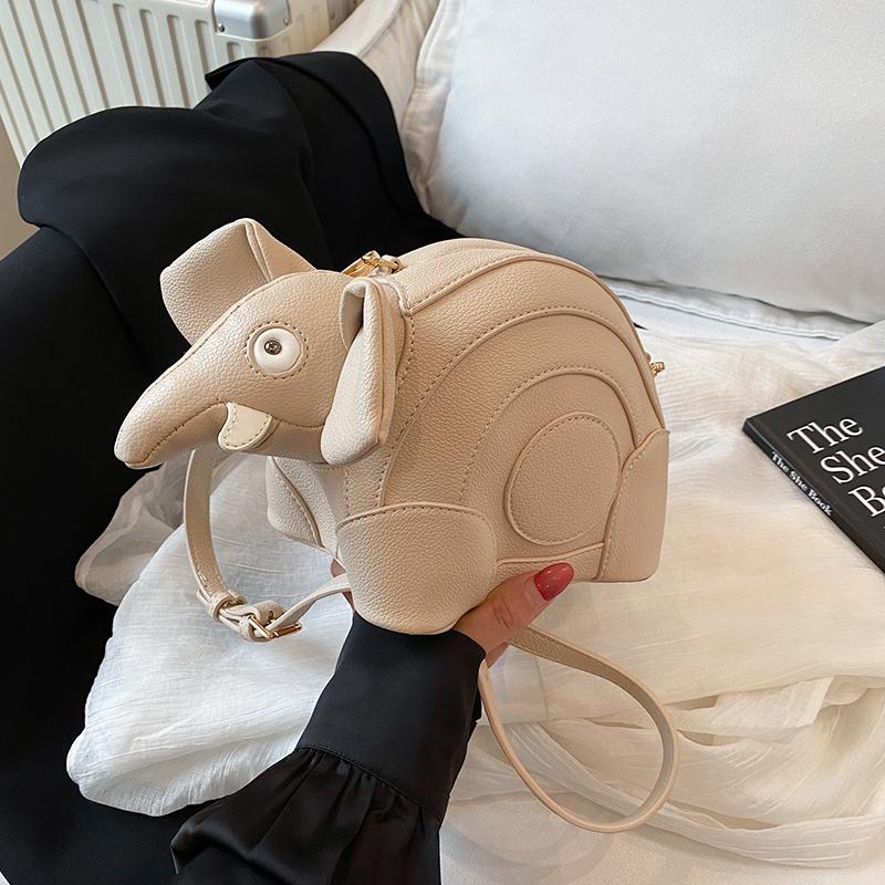 Women's Casual Fashion Creative Baby Elephant Bag Large Capacity New Funny Commuter Bag