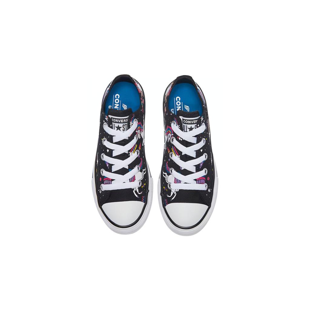 Converse Chuck Taylor All Star Abrasion Resistant Breathable Low Top Canvas Shoes Black 665474C