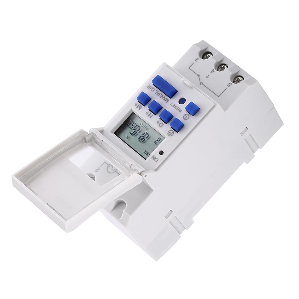 LCD Display 7 Days Programmable Electronic Relay Time Switch 16on&8off Timer(AC110V)