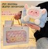 Rechargeable Hot Water Bag Removable and Washable Explosion-Proof Heating Pad for Girls Warm Belly Hand Warmer Plush Cute Cartoon Electric Heater