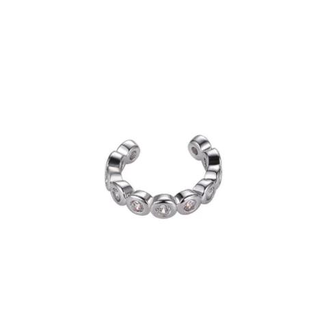 1 pcs Charming Line Zircon Clip On Earrings Ear Cuff Without Piercing Earrings Jewelry