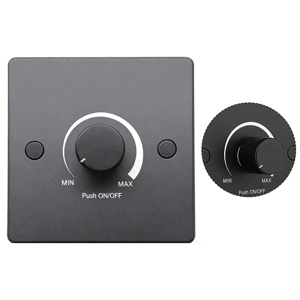 12V 120W Adjustable Dimmer Switch for RV LED Strip Lights with For PWM Technology and 5A Output Current Capacity