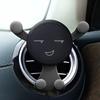 Gravity Car Phone Holder Air Vent Clip Smile Face Mount Mobile Cell Stand GPS Stand Support for IPhone 12 Pro Max Xiaomi Samsung