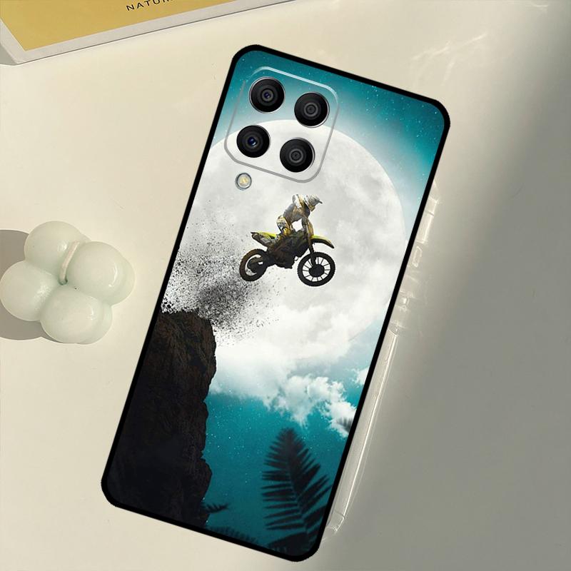 Moto Cross Motorcycle Sport For Samsung Galaxy M31 M16 M11 M21 M13 M33 M35 M53 M55 M15 M14 M34 M54 M12 M32 M52 M06 Case