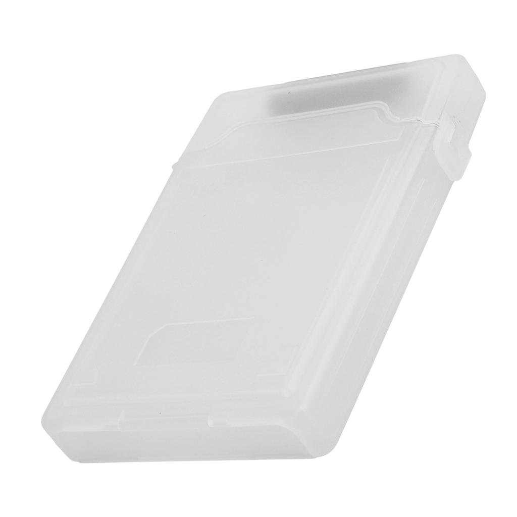Scatola porta hard disk da 2,5 pollici, materiale ABS, protezione antipolvere e antistatica per HDD SSD (Non nel disco rigido del club)