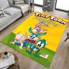 Ковер Whimsical Fun из Tiny Toon Adventures для игровой комнаты, спальни, гостиной, дивана, домашнего декора, нескользящий коврик для игровой зоны детей
