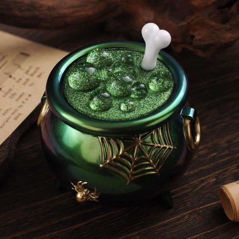 Halloween Craft Silicone Cauldron Mold Storage Box Molds for Resin Projects Decorations and Witch Party Accessories