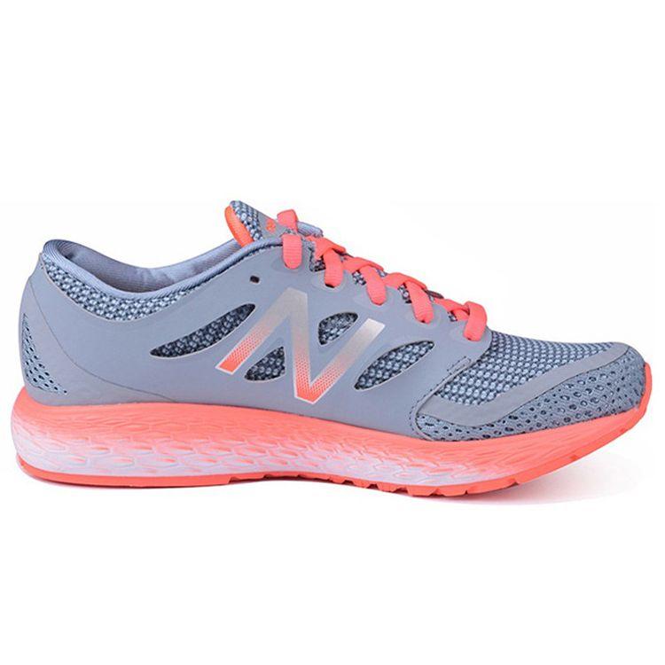 New Balance Nb Fresh Foam Boracay V2 Lace-Up Fabric Synthetic Leather Durable Breathable Low-Top Running Shoes Women sneaker Gray WBORASP2