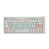 Slim 84-Key Wireless/Wired Tri-Mode Portable Silent Mechanical Keyboard for Office Use