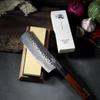 MITSUMOTO SAKARI Professional Sharpening Stone Set with Wooden Stand for Kitchen Use Double-Sided (1000/3000 Grit) Non-Slip