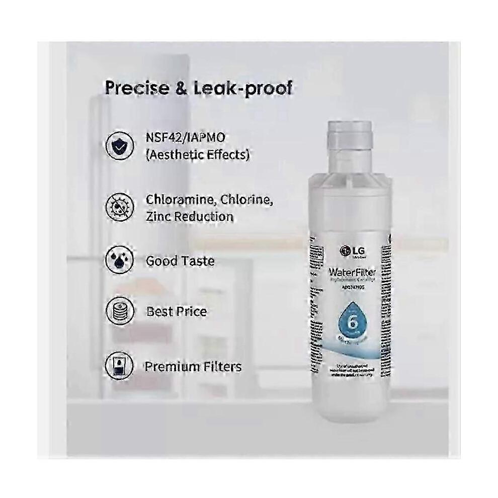 3-PACK LG-LT1000P ADQ747935 Refrigerator Water Filter Replacement