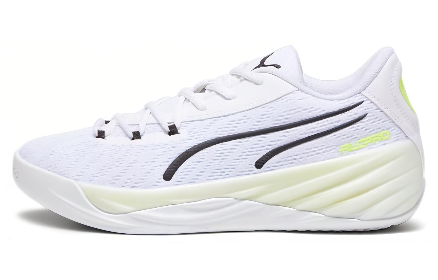 PUMA All Pro Nitro White Lime Squeeze 378541-01 40.5