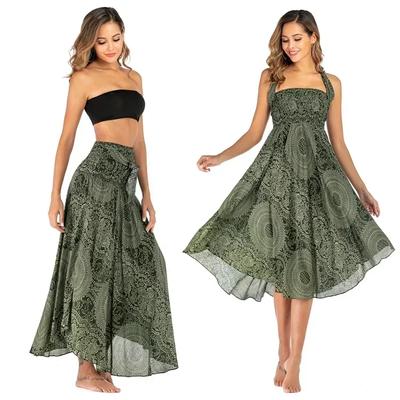 Sexy Summer Long Boho Bottom Women Skirt Vintage Casual Loose Y2k Maxi Skirts Woman Clothing