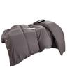 MUJI-Inspired Solid Color Cotton Button-Down Student Bedding Set - Japanese Style, Skin-Friendly, Four-Piece College Set