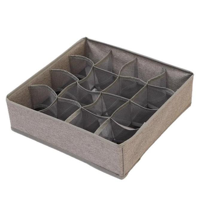Foldable Mesh Lingerie & Sock Compartment Storage Box