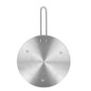 Heat Diffuser Stainless Steel Induction Cooker Diffuser Plate with Handle for Kitchen 21.5cm/8.46in