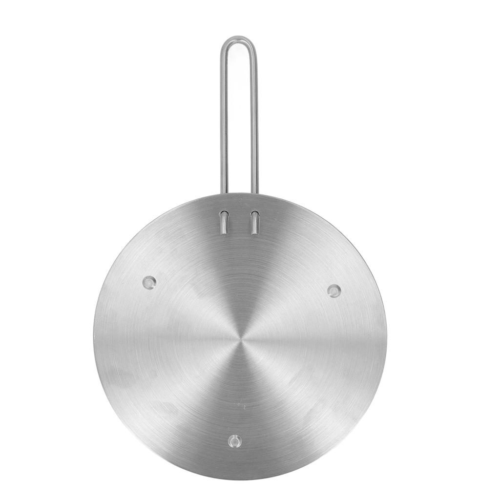 Heat Diffuser Stainless Steel Induction Cooker Diffuser Plate with Handle for Kitchen 21.5cm/8.46in